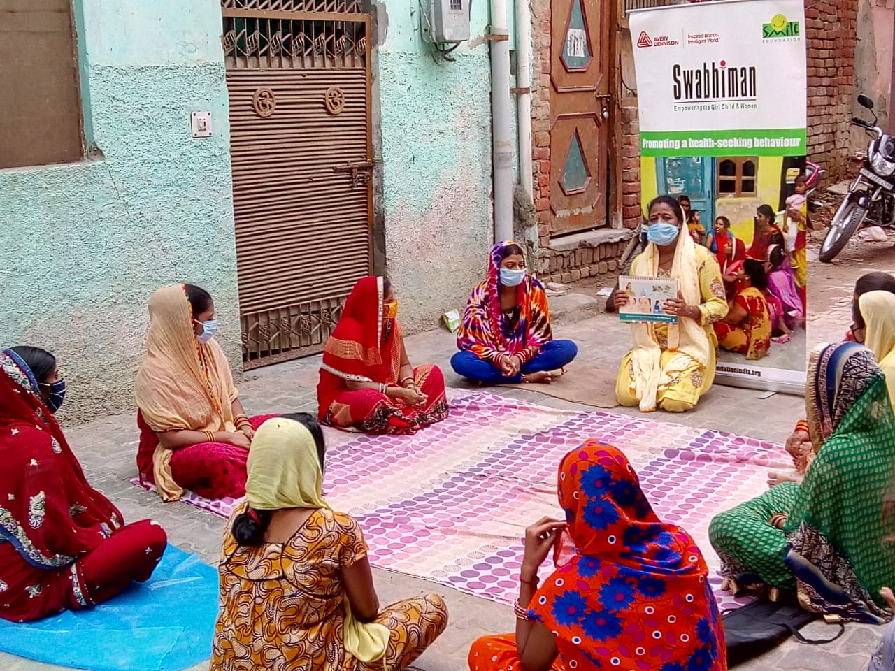 Virtual support system for slum women during pandemic