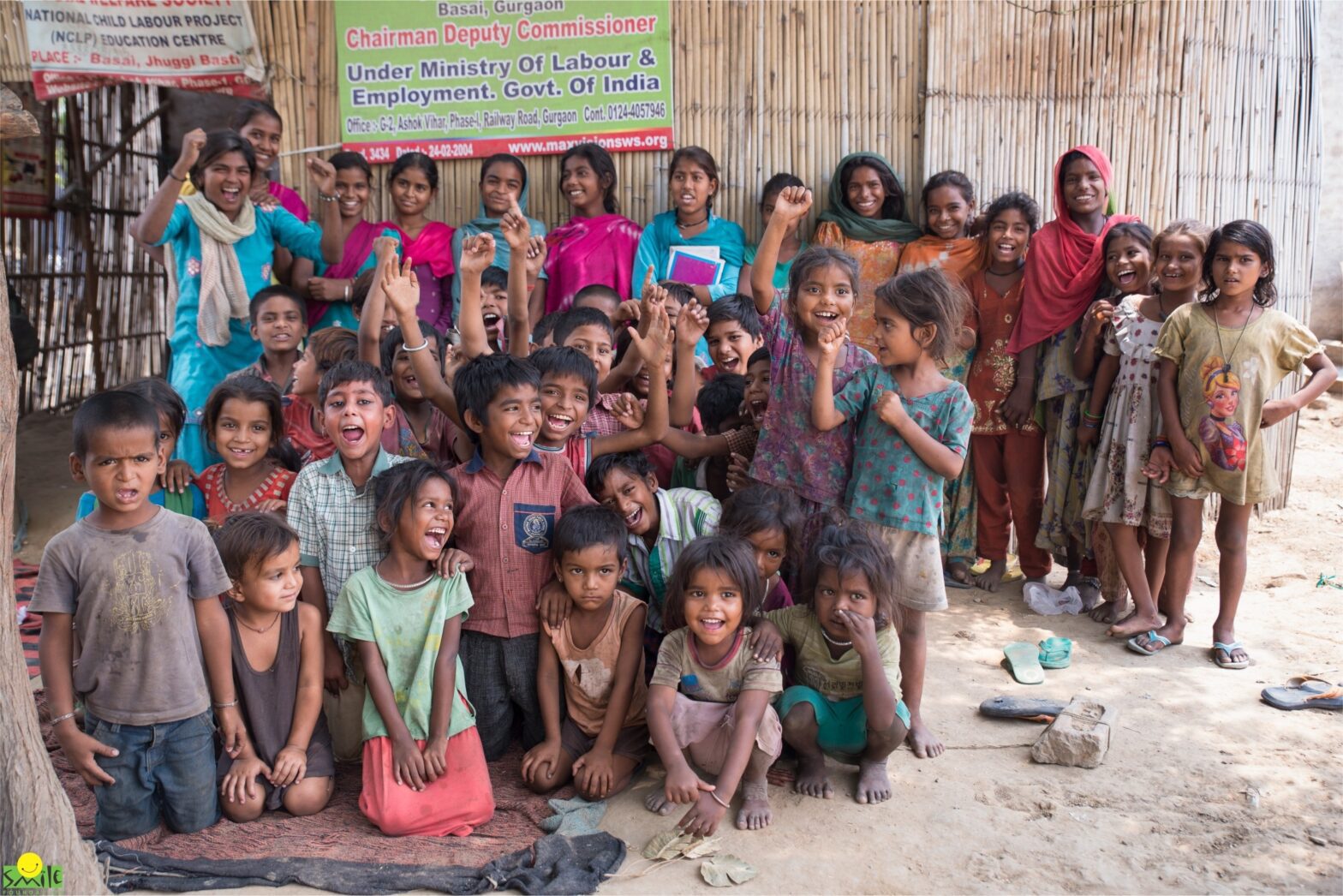 Dreaming in a slum in Basai
