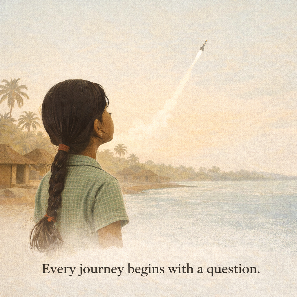 Missile Woman of India in her childhood