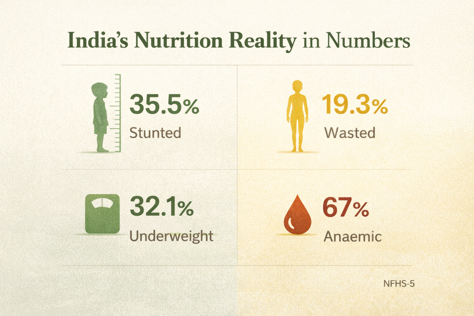 Malnutrition in India 2026: Causes, Statistics and Solutions