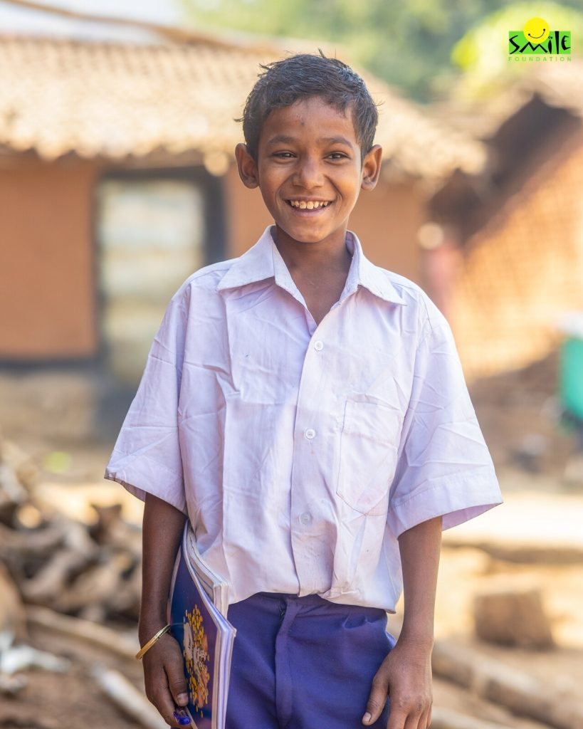 A rural classroom child