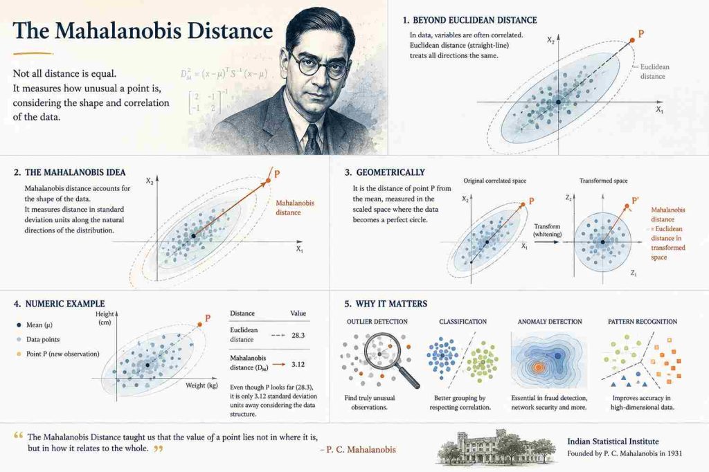 Understanding Mahalanobis Distance in Data