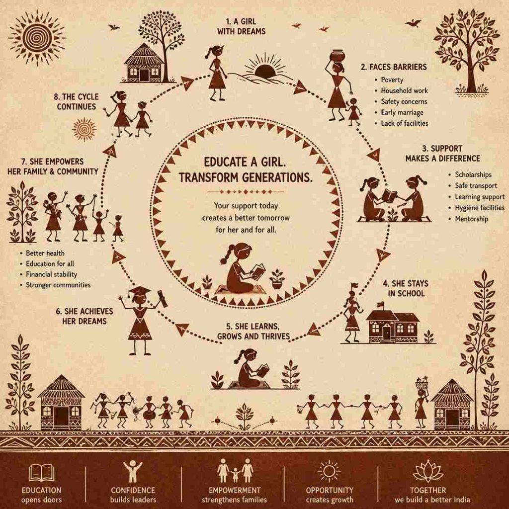 Empowering girls through education journey