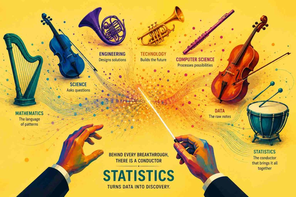 The orchestra of data and discovery