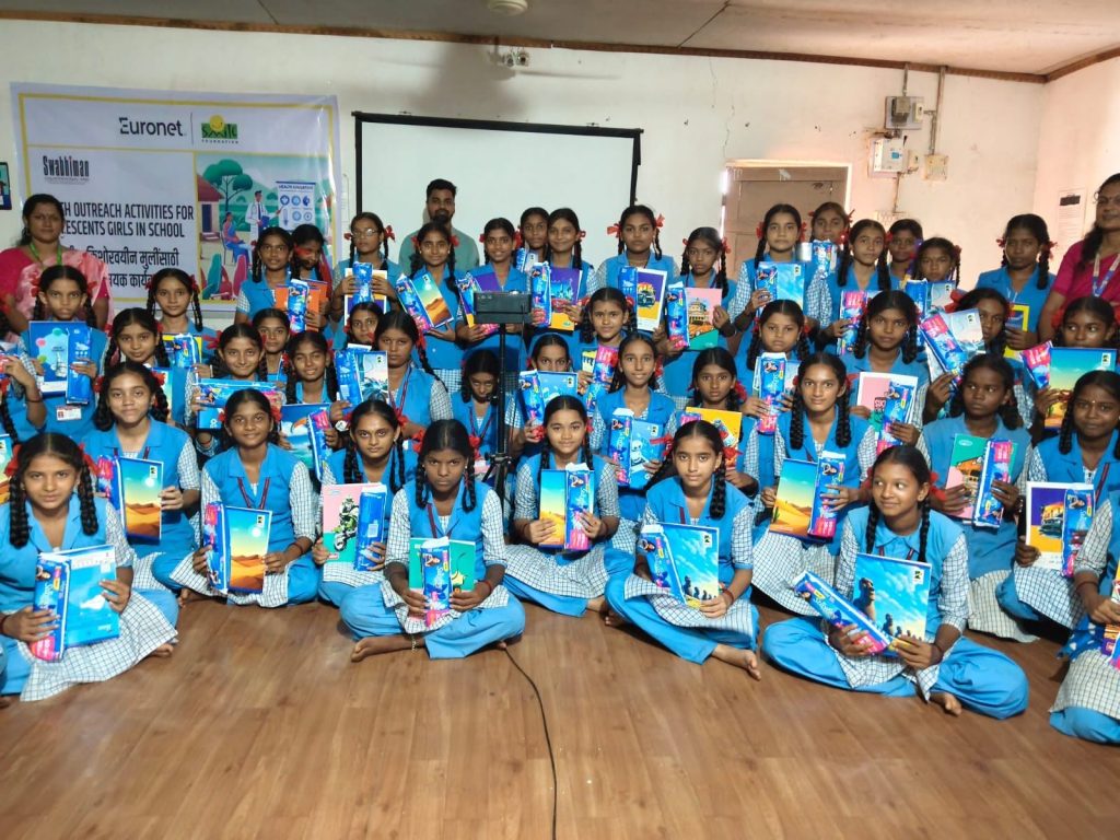 Girls at a Pink Smile awareness session