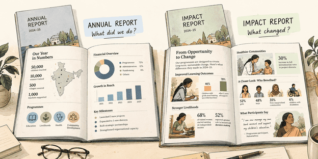 Annual and Impact Reports Compared