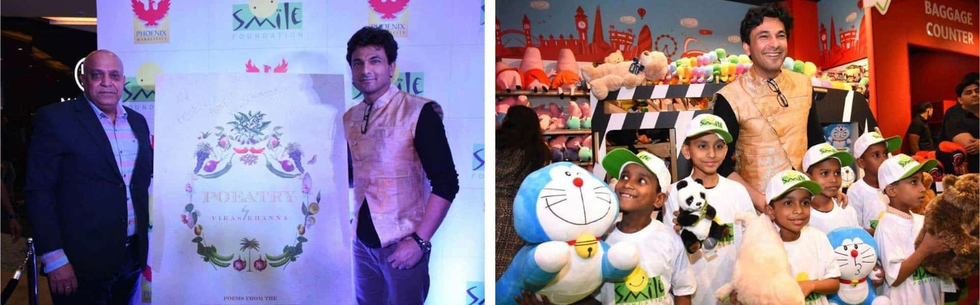 Celebrity Chef Vikas Khanna turns Santa for Smile Foundation kids