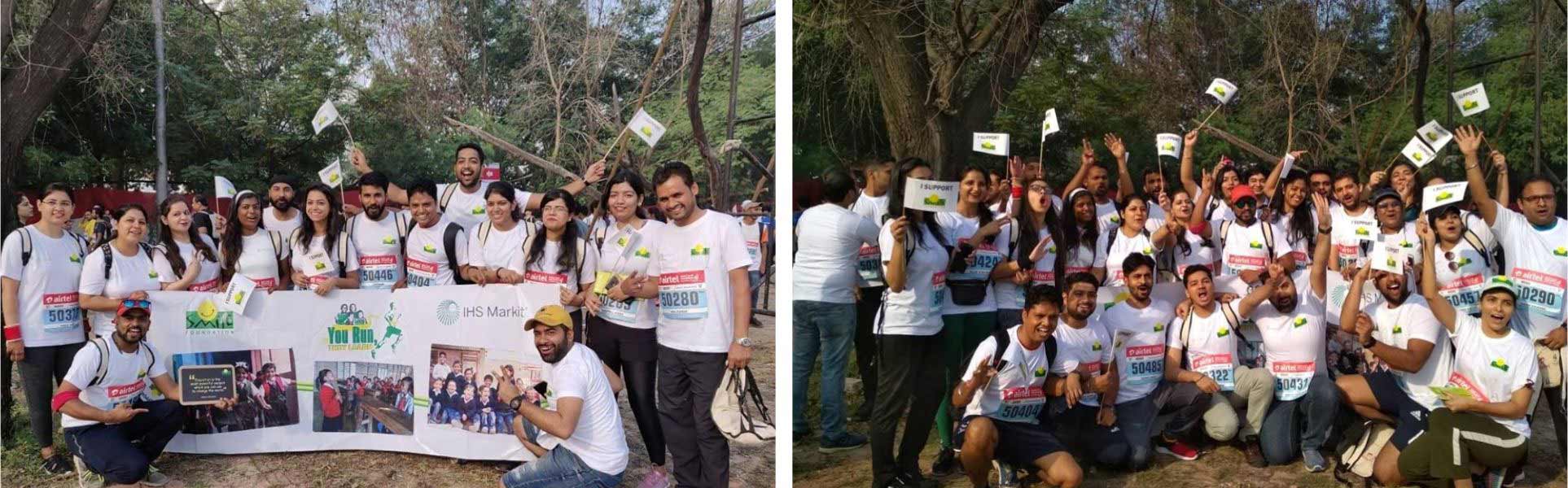 Smile Foundation participates in Airtel Delhi Half Marathon