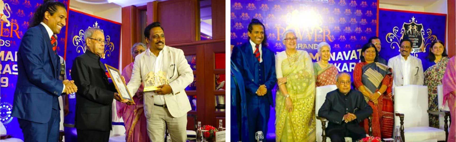 Santanu Mishra, Co-Founder & Executive Trustee Smile Foundation, conferred with Bharatiya Manavata Vikas Puraskar 2019