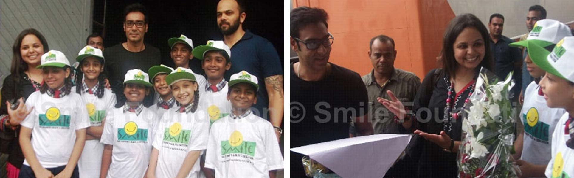 Ajay Devgn & Rohit Shetty celebrates Bol Bachchan's success with Smile