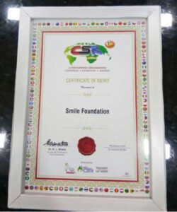 Smile Foundation conferred with the ‘Certificate of Merit’ at the World ...