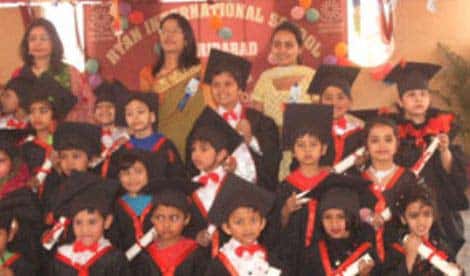 Graduation ceremony for toddlers