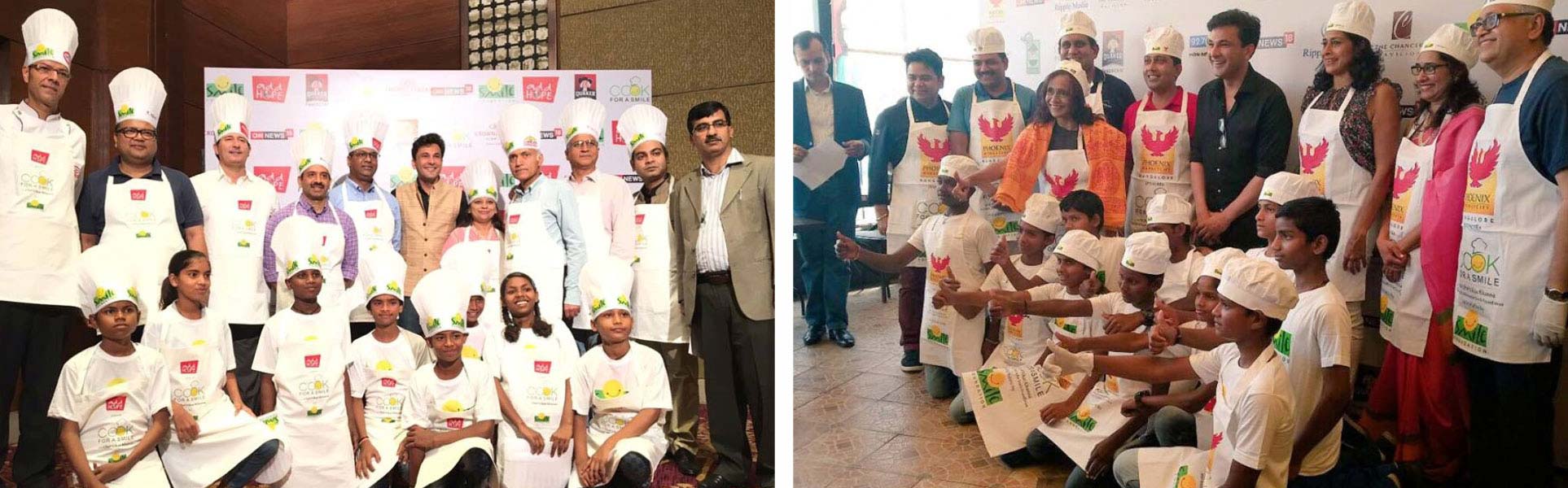 Cook for Smile 6th and 7th Edition hosted in Bengaluru and Delhi