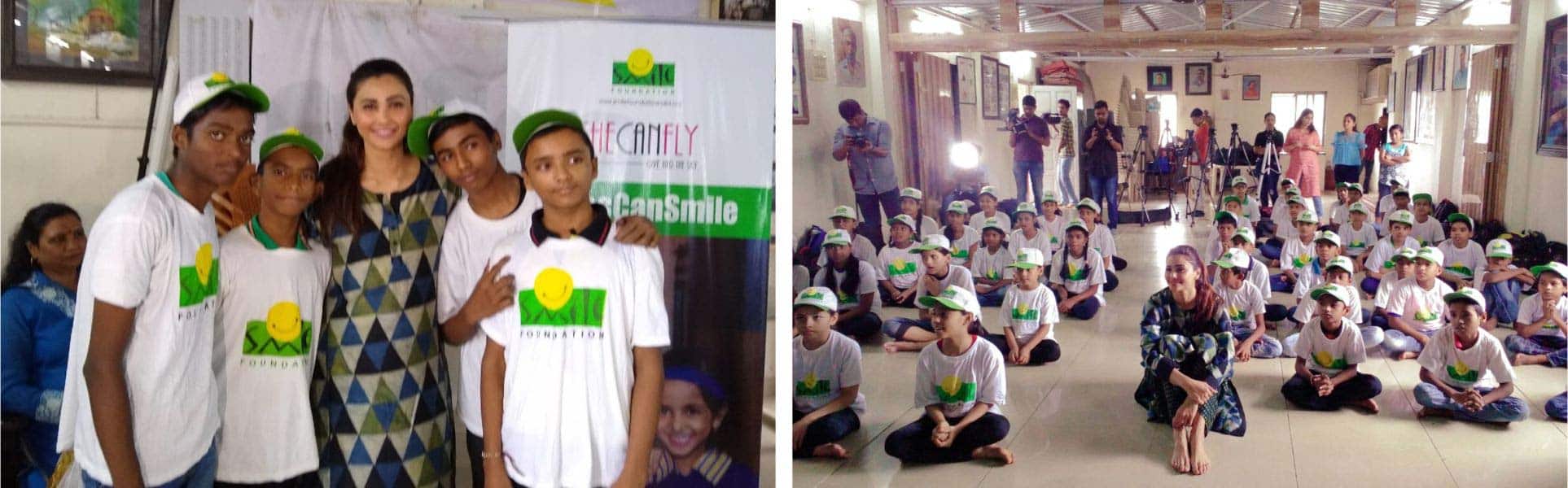 Daisy Shah celebrates her birthday with Smile Foundation kids