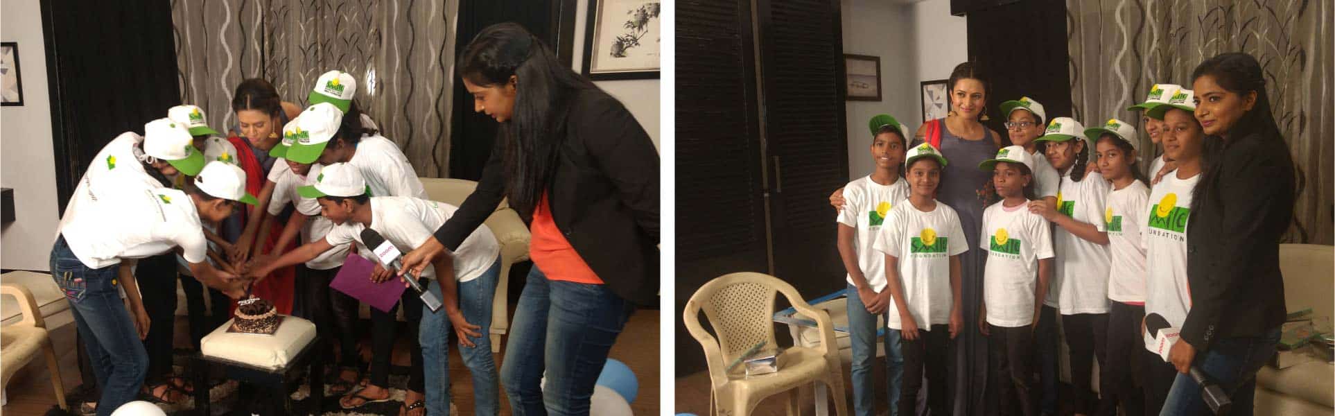 Divyanka Tripathi celebrates Children’s Day with Smile Foundation kids