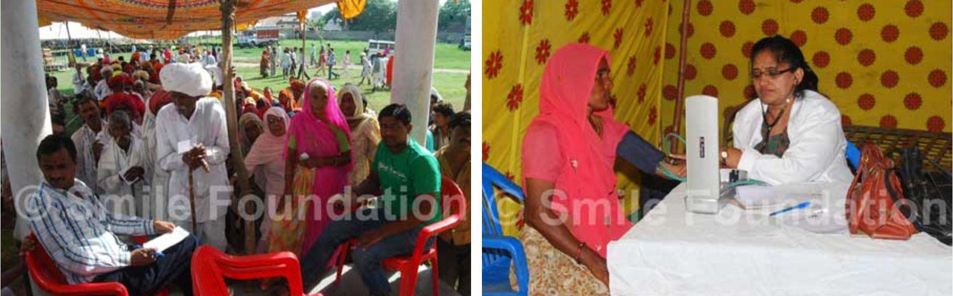 10th Annual Mega Health Camp held in Bhilwara