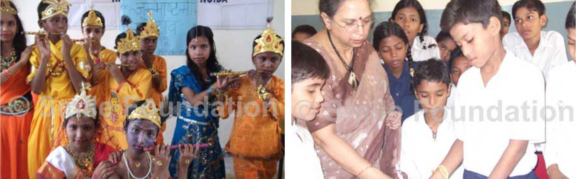 Rakhi and Janmashtami celebration by Smile children