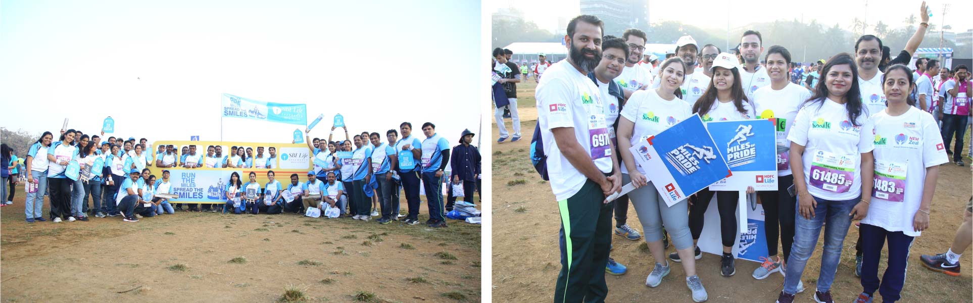 Corporate and Youth run for child education at Tata Mumbai Marathon 2018