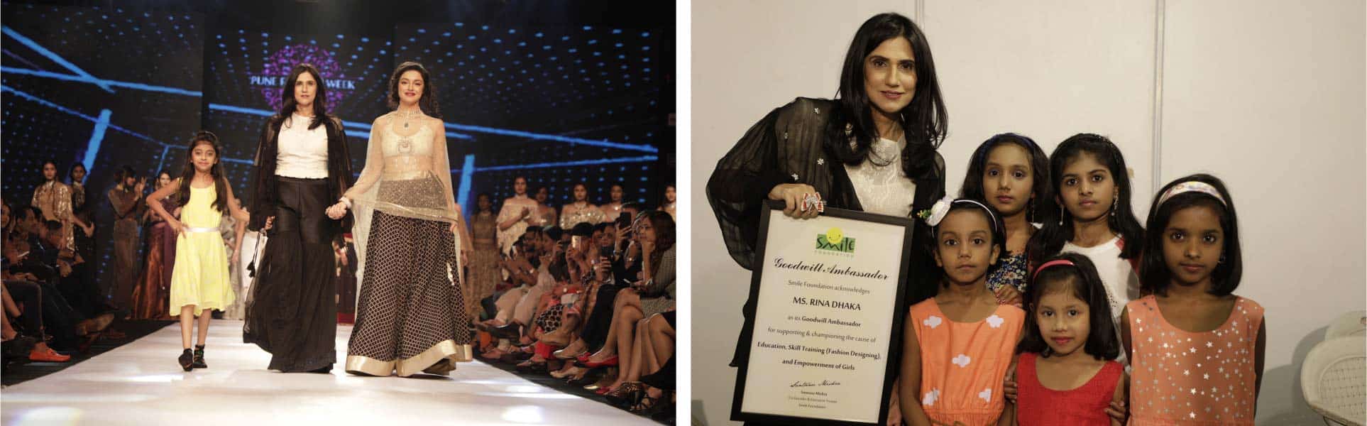 Pune Fashion Week supports girl child education for the second consecutive year