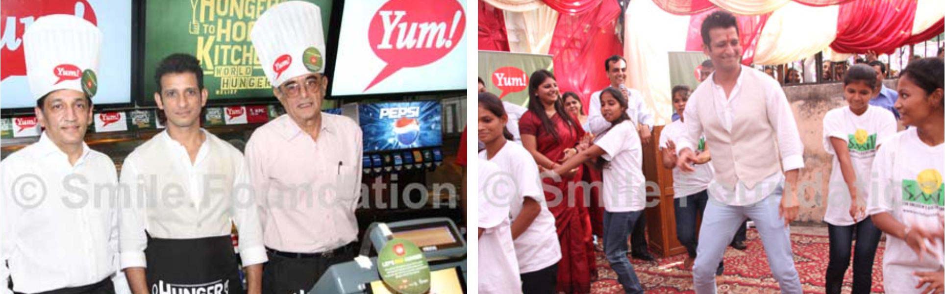 Yum! partners with Smile Foundation to fight hunger