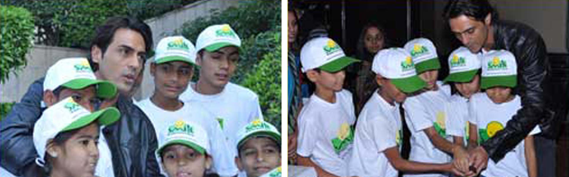 Arjun Rampal celebrates Children's Day and Ra.One success with Smile Foundation