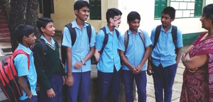 Session on 'overcoming exam fear' for school children in Karnataka
