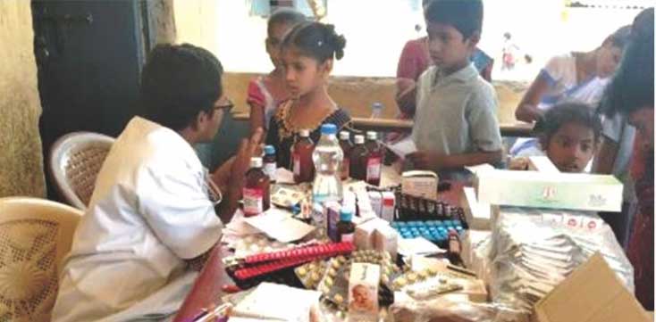 300 children benefit from Health Camp in Sangareddy