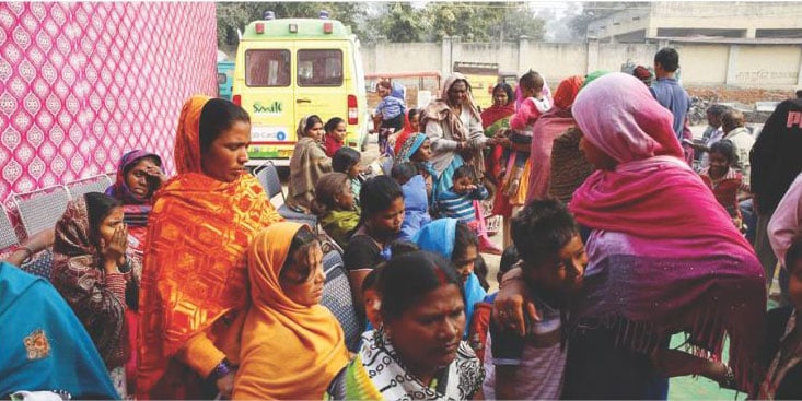 Mega Health Camp for children and women in slums of Vikaspuri, Delhi
