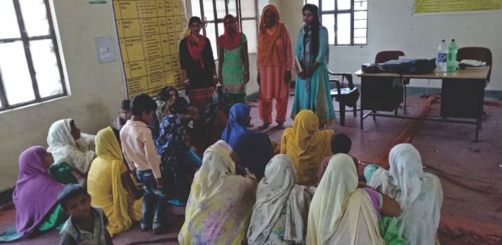 Community Meeting organized in villages of Bhiwadi, Rajasthan