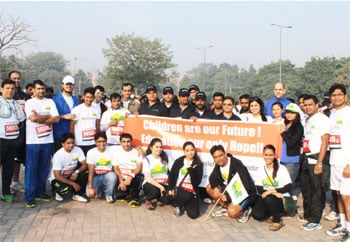 Smile Foundation at the Airtel Delhi Half Marathon