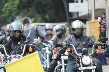 Harley Davidson ride in support of Mission Education