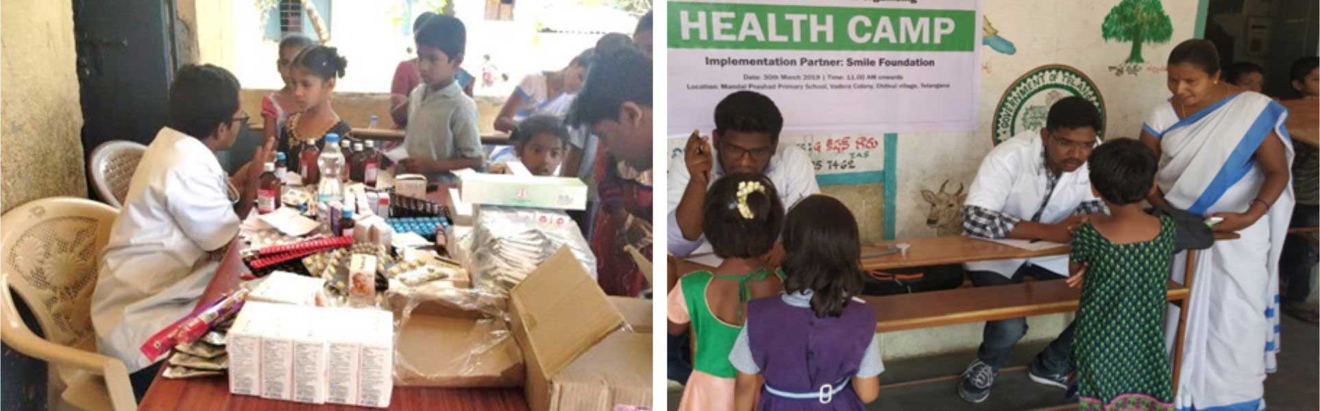 Health check-up camp conducted for students of Mission Education centers