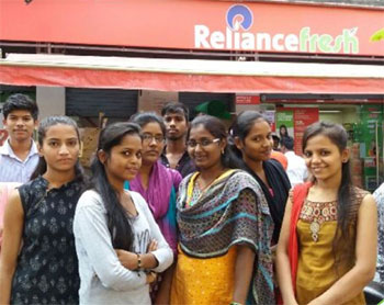 STeP trainees gain hands-on experience at Reliance retail outlets