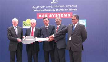 Smile on Wheels in Bengaluru in partnership with BAE Systems