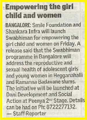 Empowering the girl child and women - Smile Foundation
