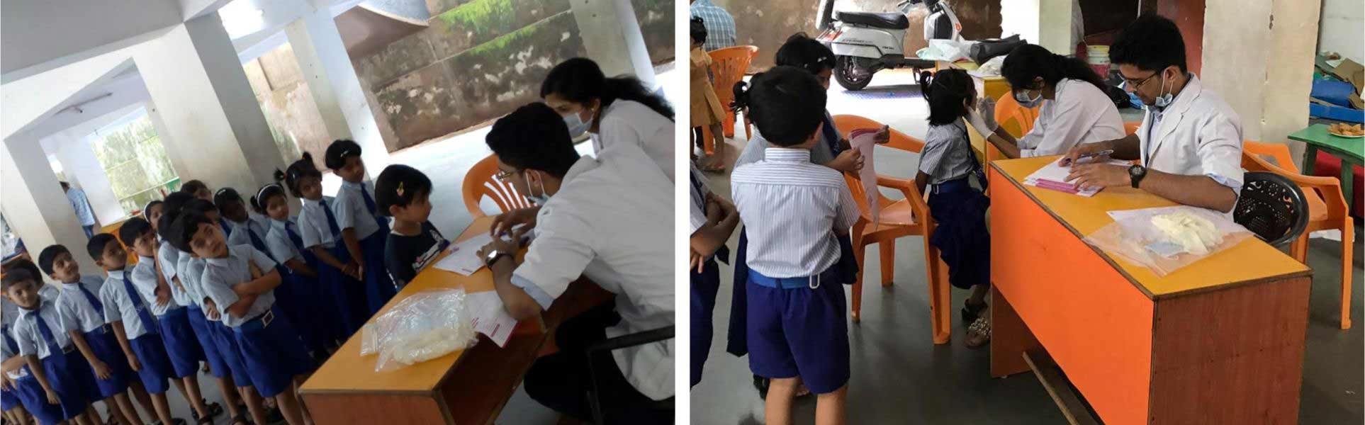 Dental Awareness and Screening Camp conducted for school children