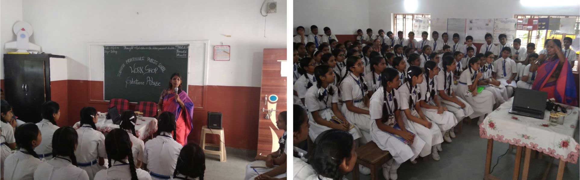 Workshop on Substance Abuse and Creating Self Esteem for children conducted