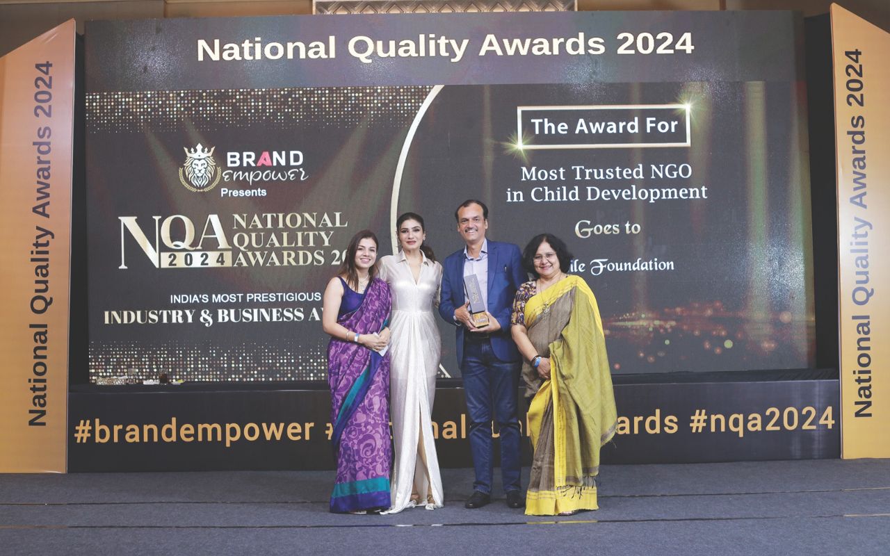 Recognised as ‘Most Trusted NGO in Child Development’ - Smile Foundation